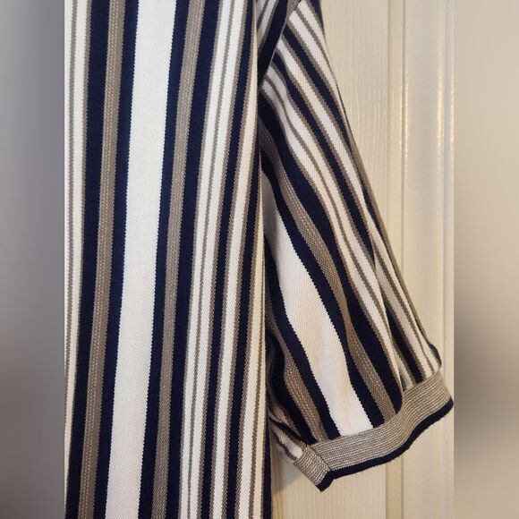 Britannia by LeviStrauss XL Striped Mltclrd Shrtslv Polo 100%Cotton Men's Shirt - Picture 4 of 7